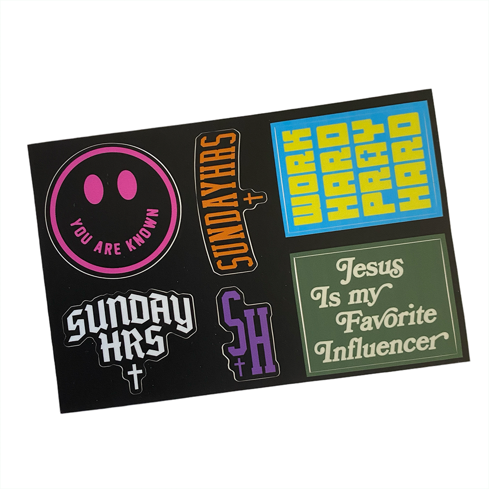SUNDAYHRS | STICKER SHEET