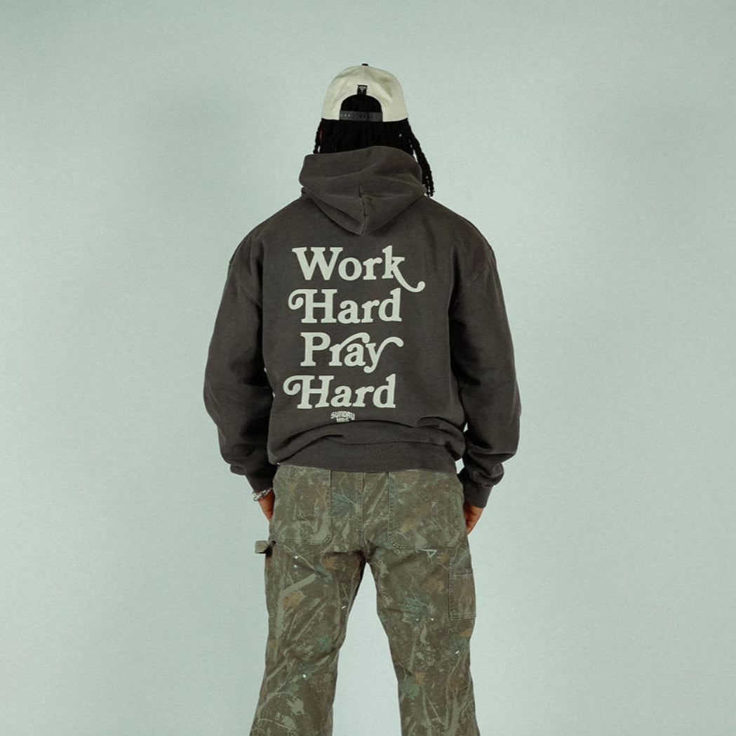 WORK HARD PRAY HARD | HOODIE